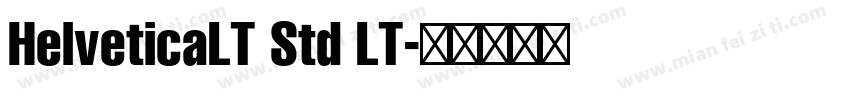 HelveticaLT Std LT字体转换